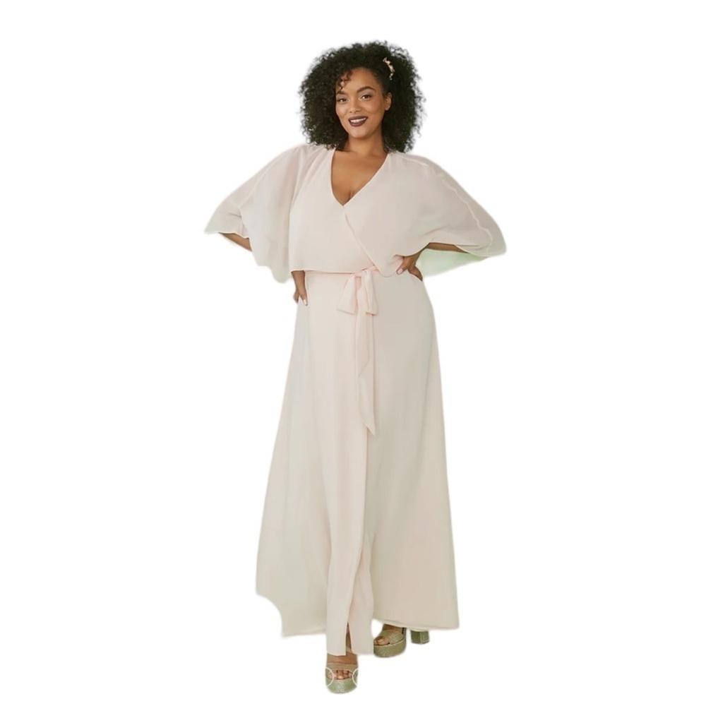 ModCloth - NWT Wrapped in Rapture Flowy Boho Bridesmaids Wedding Maxi Dress Sz L